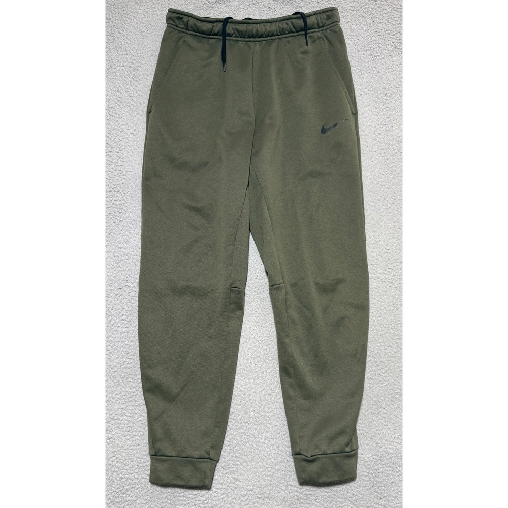Nike Dri-Fit Training Pants Joggers Mens Large Army Green 932255-325